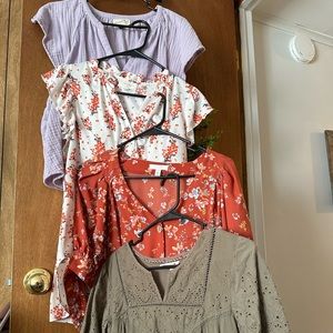 Bundle of 4 Blouse Shirts, size M